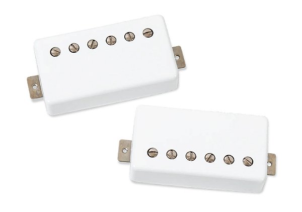 Captador (Set) Seymour Duncan Hot Rodded SH-4 JB / SH-2n Jazz – Frost White Cover