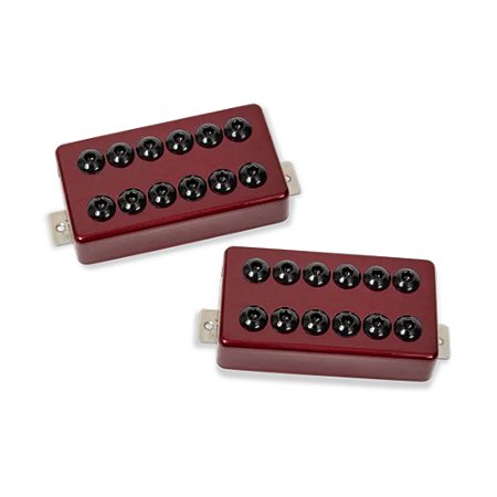Captador (Set) Seymour Duncan SH-8 Invader, Braço e Ponte, Crimson Red