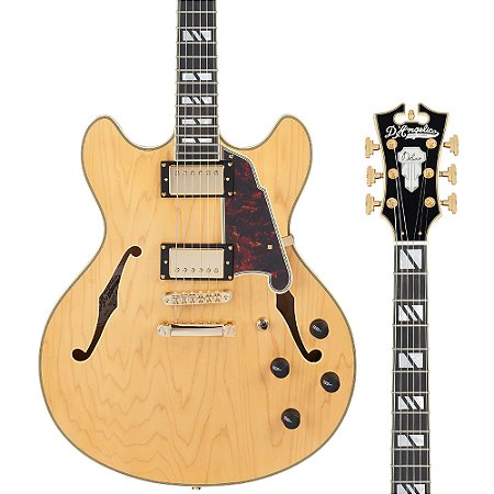 Pré-Venda: Guitarra D'Angelico Deluxe DC Satin Honey - HH