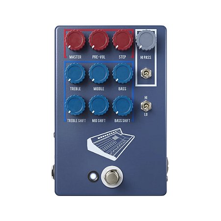 Pré-venda: Pedal JHS Colour Box 10 - 10th Anniversary Preamp & EQ Studio Grade