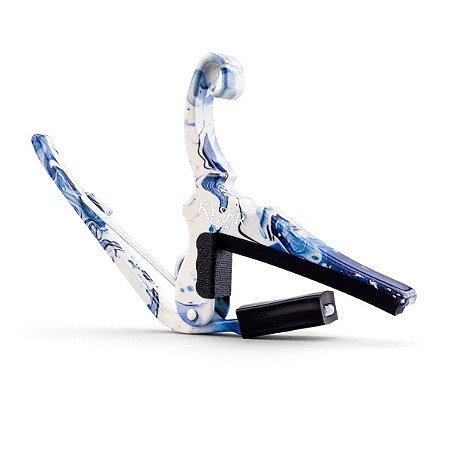 Capo Kyser x Gopherwood Quick-Change para Violão de 6 Cordas - White Porcelain