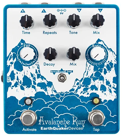 Pedal EarthQuaker Devices Avalanche Run V2 Delay & Reverb