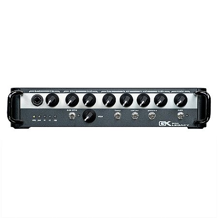 EM BREVE: Cabeçote para Baixo Gallien-Krueger Legacy 800 - 800W, Classe D, Pré-amp Analógico com Overdrive