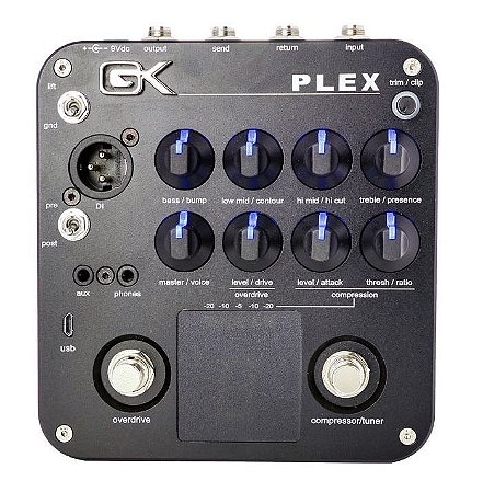 EM BREVE: Pré-amplificador para Baixo Gallien-Krueger PLEX Bass Preamp Pedal