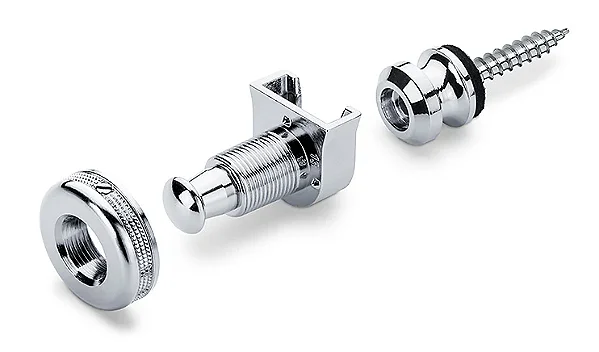 Trava de Correia Schaller S-Lock System 445 Chrome All Parts