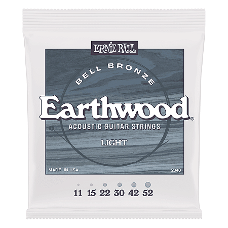 Corda Ernie Ball 011 Earthwood Bell Bronze P02348 para Violão Aço