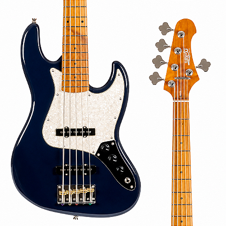 PRÉ-VENDA: Contrabaixo JET Guitars JB-305 DBL Deep Blue (Bass Guitar Series)