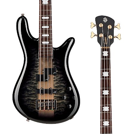 Contrabaixo Spector NS Icon Neck-Through Black Stain – 4 Cordas + Gig Bag Original