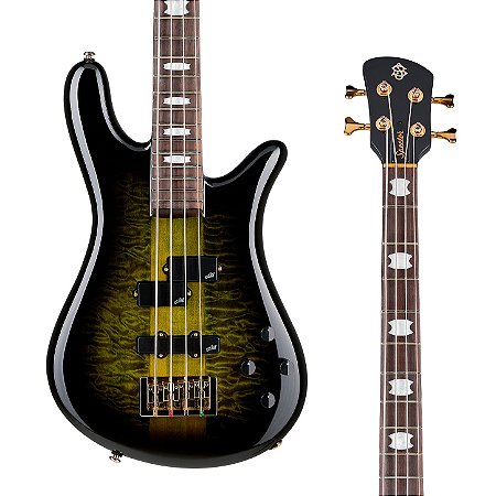 Contrabaixo Spector NS Icon Neck-Through Haunted Moss – 4 Cordas + Gig Bag Original