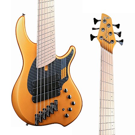Contrabaixo Dingwall NG3 Adam “Nolly” Getgood Signature 6 Cordas – Gold Metallic com Escala Maple Multiscale