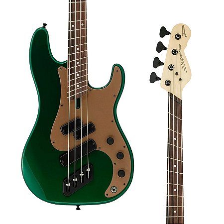 PRÉ-VENDA: Contrabaixo Dingwall SP1 4 Cordas – Dark Candy Green com Escala Rosewood