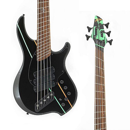 Contrabaixo Dingwall JT-3 John Taylor Signature 5 Cordas – Metallic Black Gloss