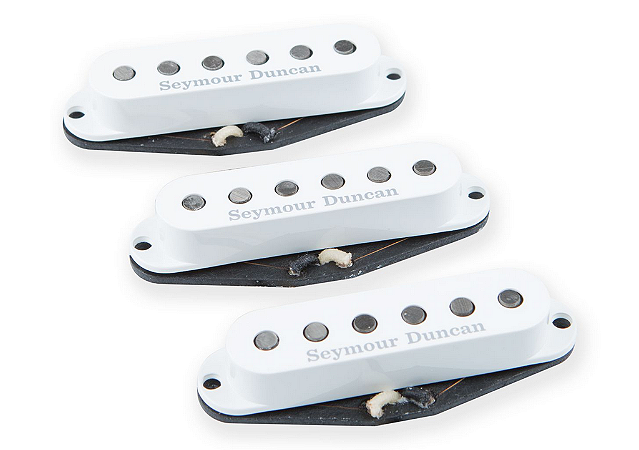 Captadores (Trio) Guitarra APS-2 Alnico II Pro Flat Strat  Set, Branco