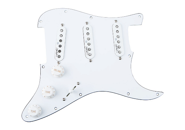 Captadores Seymour Duncan(Trio) Guitarra Jimi Hendrix Standard Strat Escudo Branco