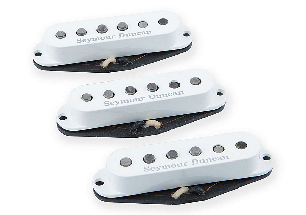 Captadores Seymour Duncan  (Trio) Guitarra SSL-1 California 50's, Branco