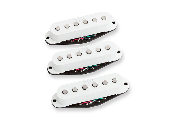 Captadores (Trio) STK-S10s YJM Fury, Yngwie Malmsteen Branco