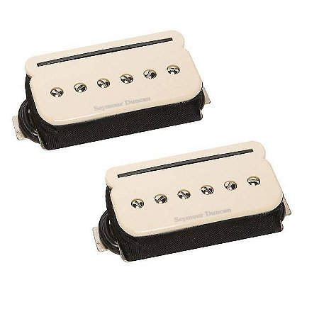 Captador Guitarra SHPR-1b P-Rails Bridge, Alnico 5, Ponte, 4 Condutores, Creme