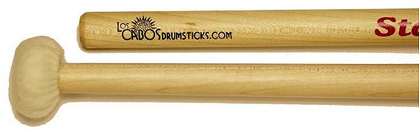 Baquetas Los Cabos Mallets Stacatto Hickory P/ Tímpano