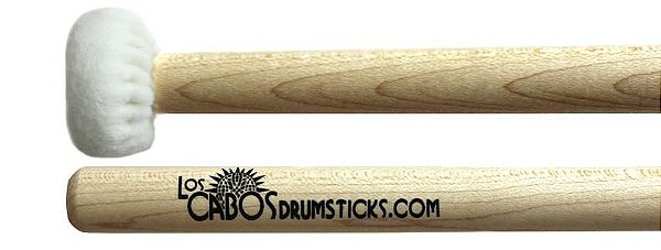 Baquetas Los Cabos Mallets Legato Hickory P/ Tímpano Feltro