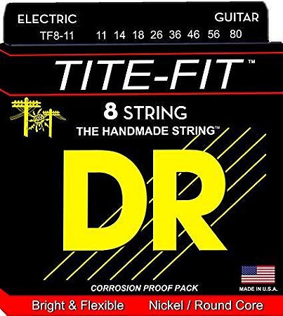 Encordoamento Tite-Fit Guitarra 8 Cordas 11-80