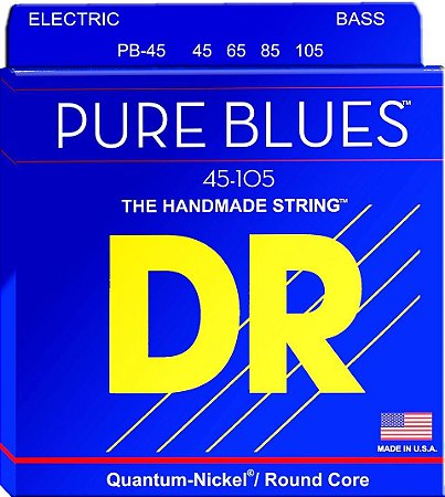 EM BREVE: Encordoamento Pure Blues Baixo 4 Cordas, 45-105 - Standard Scale