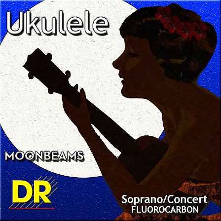 Encordoamento Ukulele Soprano/Concert, Clear Fluorocarbon 21-22