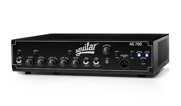 Cabeçote Aguilar AG 700, Classe D 700 Watts/4 Ohms Saída XLR