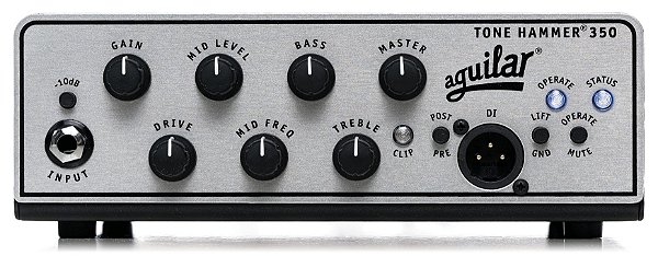 Cabeçote Aguilar Tone Hammer TH-350 Classe D, 350 Watts, XLR