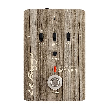 EM BREVE: Pedal LR Baggs ALIGN ACTIVE DI Direct Box Ativo, Mute, Phantom Power, XLR