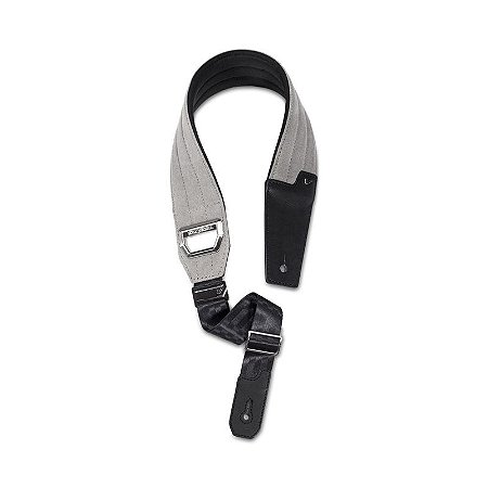 Correia Gruvgear Fabrk Longa, Neoprene e Couro Vegano, Cinza