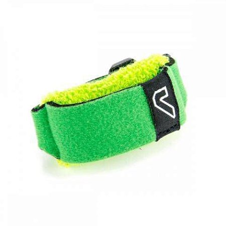 Abafador De Cordas Fretwraps Individual Grande Verde, Com Velcro Ajustável