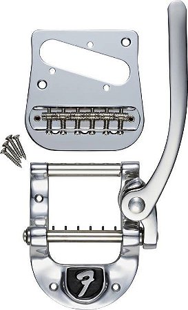 Ponte Tremolo Bigsby B5 Original Para Telecaster Com Logo Fender