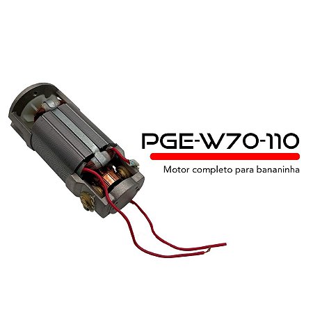 PGE-W70-110v - MOTOR COMPLETO MÁQ. BANANINHA GE-50 110v - GETEX