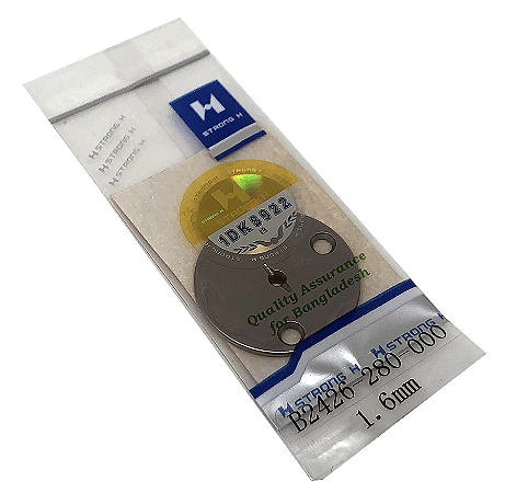 B2426-2.0 - CHAPA DE PONTO TRAVETE JUKI - MEDIA - 2.0MM - STRONG H