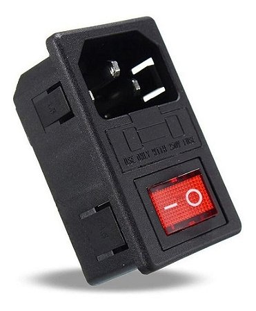 GE-300PLG PLUG DE ENTRADA C/ INTERRUPTOR - MACHO