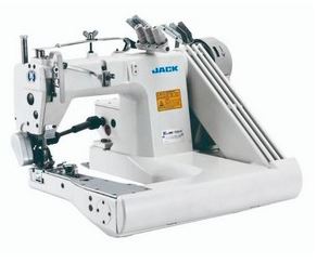 JK-T9280D-73-2PL(1/8") - MÁQUINA FECHADEIRA DE BRAÇO DIRECT DRIVE 3 AGULHAS 6 FIOS P/ JEANS C/ 2 PULLERS - JACK