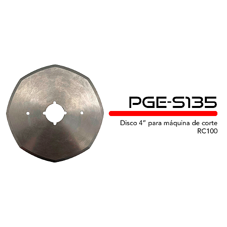 PGE-S135 - DISCO DE CORTE 4 POLEGADAS 100MM - GE-100 - GE -RCS-100 - GETEX