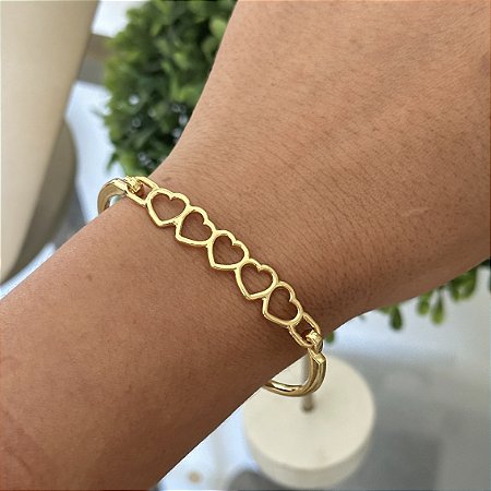 Bracelete Corações