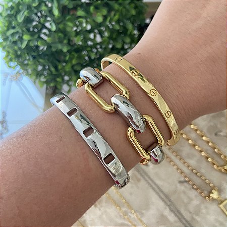 Pulseira Fecho Imã Resina