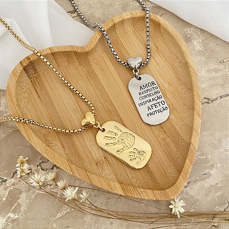 COLAR 45CM VENEZIANA PLACA MÃOS