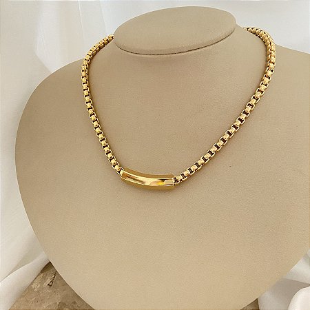 COLAR 40CM VENEZIANA PASSSADOR CUBO