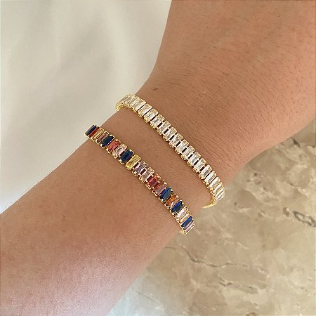 Pulseira Riviera Baguete