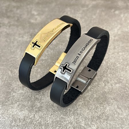 Pulseira Fecho Imã Jesus É O Caminho