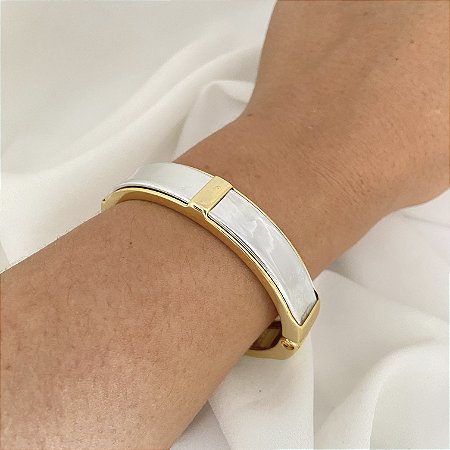 Bracelete Fita Metalizada