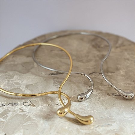 Choker Organica Ponteira Gota