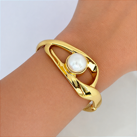 Bracelete Design Perola