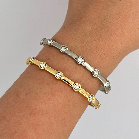 Bracelete Pontos De Cristal