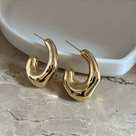 Brinco Argola Bubble Orgânico
