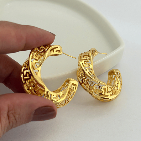 Brinco Argola Maxi Versace