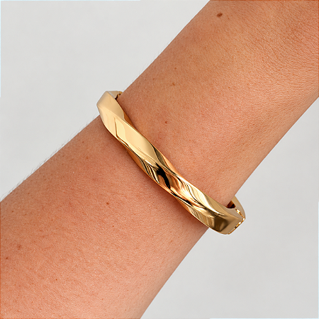 Bracelete Facetado Redondo